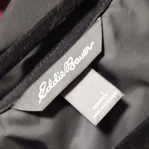 EDDIE BAUER MOTIONLOFT BLACK HYBRID VEST, NEW, WOMENS LARGE - Picture 8 of 14